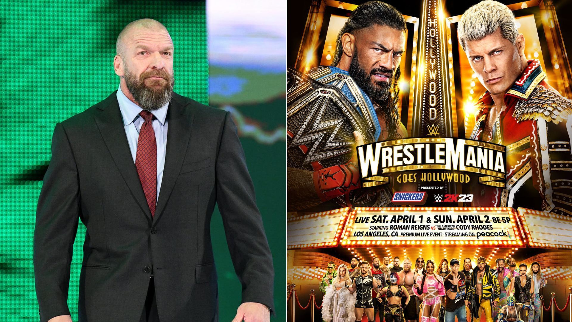 Triple H is booking WrestleMania for the first-time in his career!