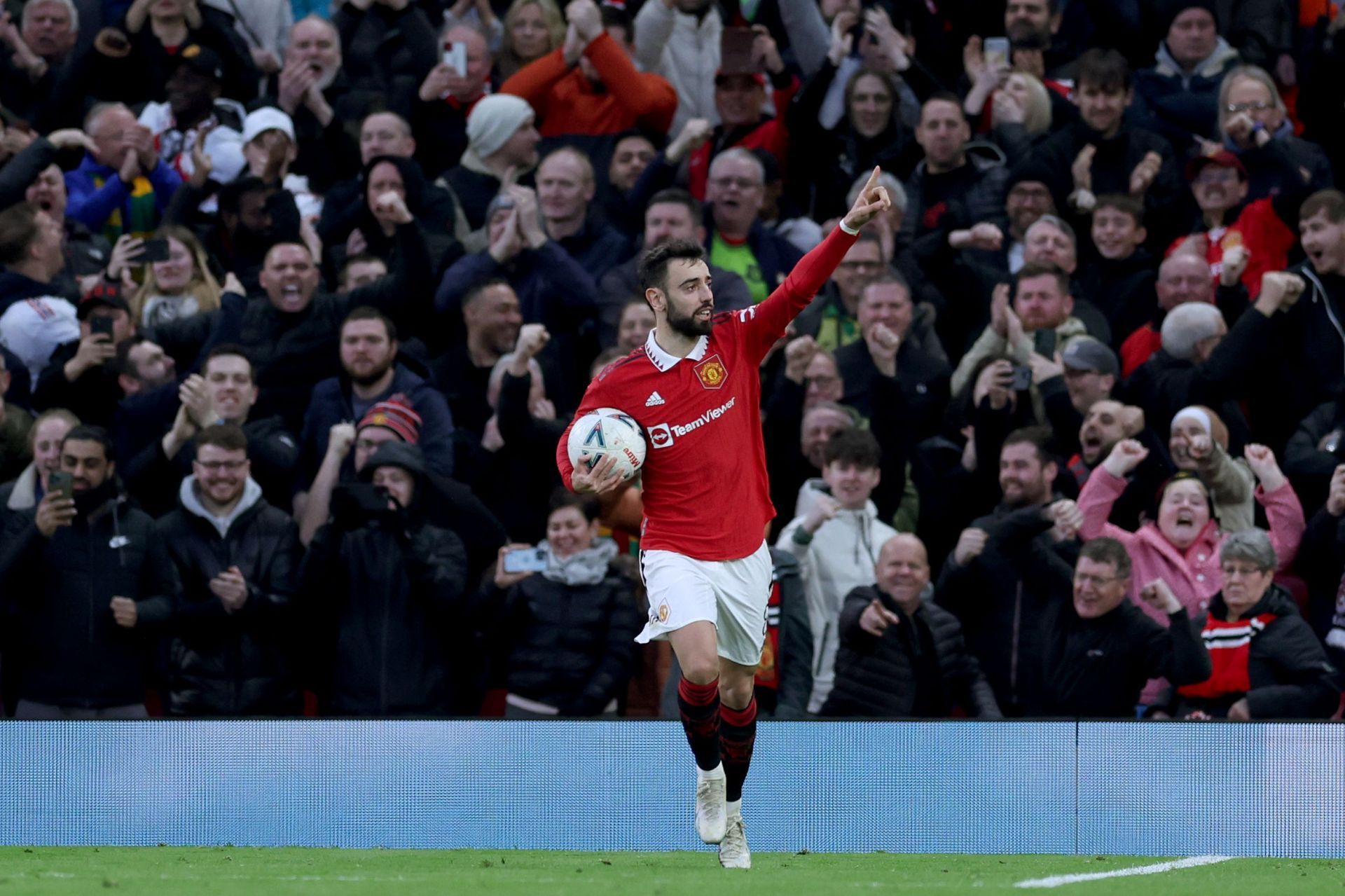 Fernandes was Manchester United's star performer, scoring two goals