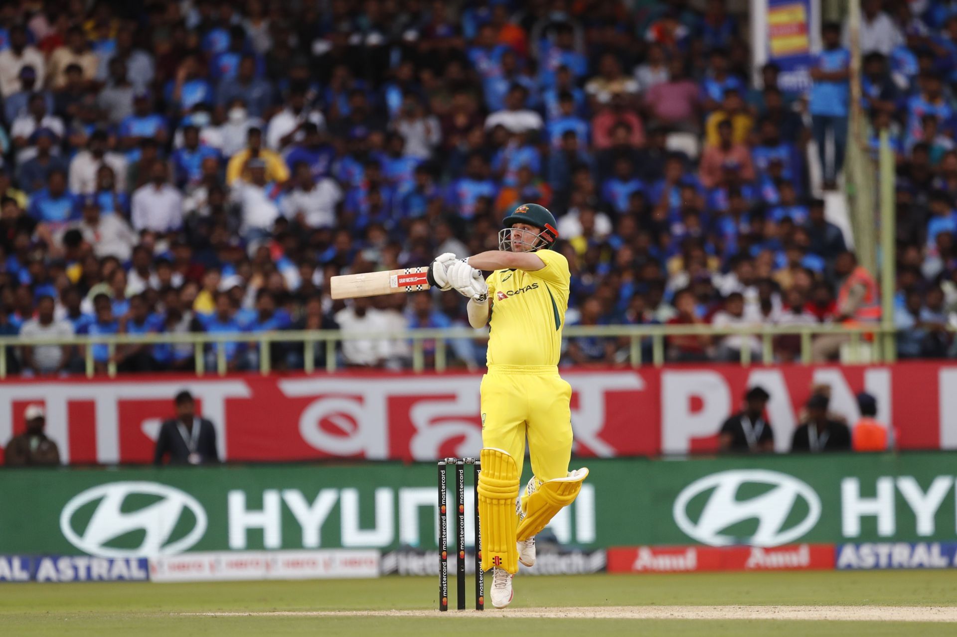 Travis Head helped himself to an unbeaten fifty. (Pic: Getty Images)