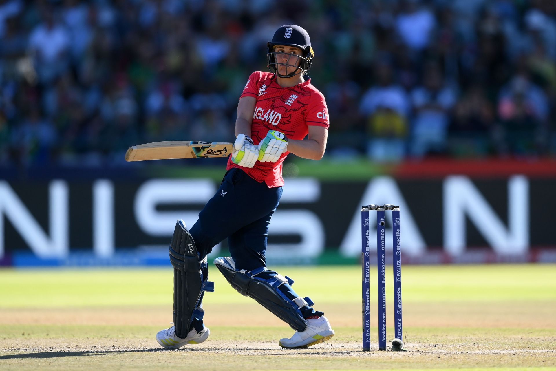 Nat Sciver-Brunt during the T20 World Cup semi-final match against South Africa. (Pic: Getty Images)