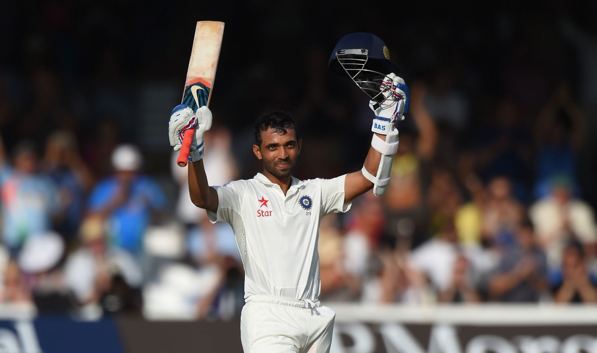 Rahane scored a century at Lord&#039;s in 2014, setting the foundation for a historic Indian victory.