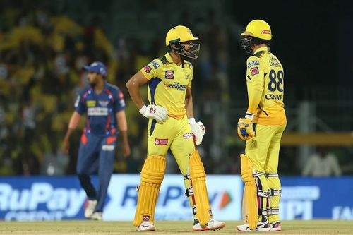 Ruturaj Gaikwad and Devon Conway strung together a century partnership in CSK's previous home game. [P/C: iplt20.com]