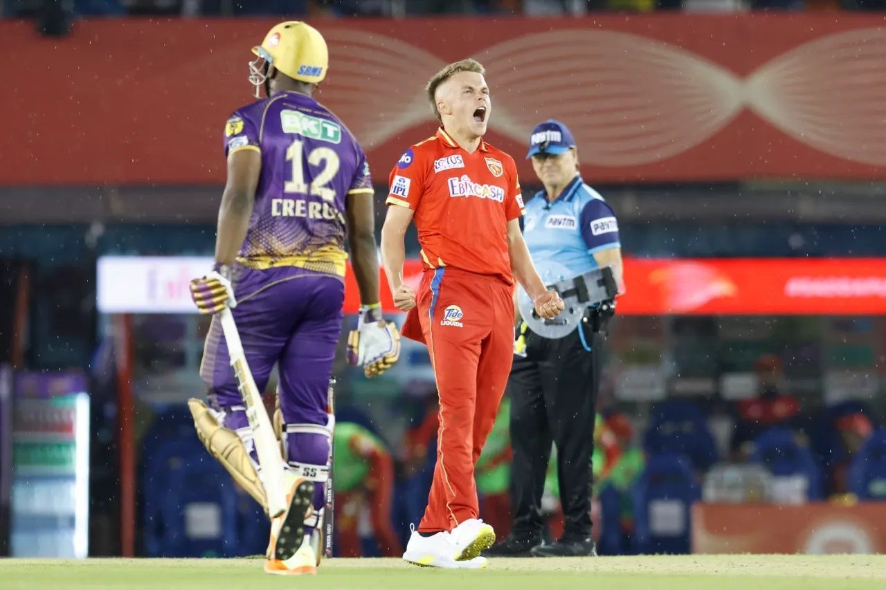 The Punjab Kings registered a narrow win against the Kolkata Knight Riders via the DLS method. [P/C: iplt20.com]