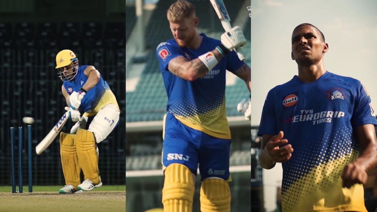  CSK vs PBKS मुकाबले से पहले जमकर प्रैक्टिस करते नजर आई धोनी की टीम (PC: CSK Instagram))