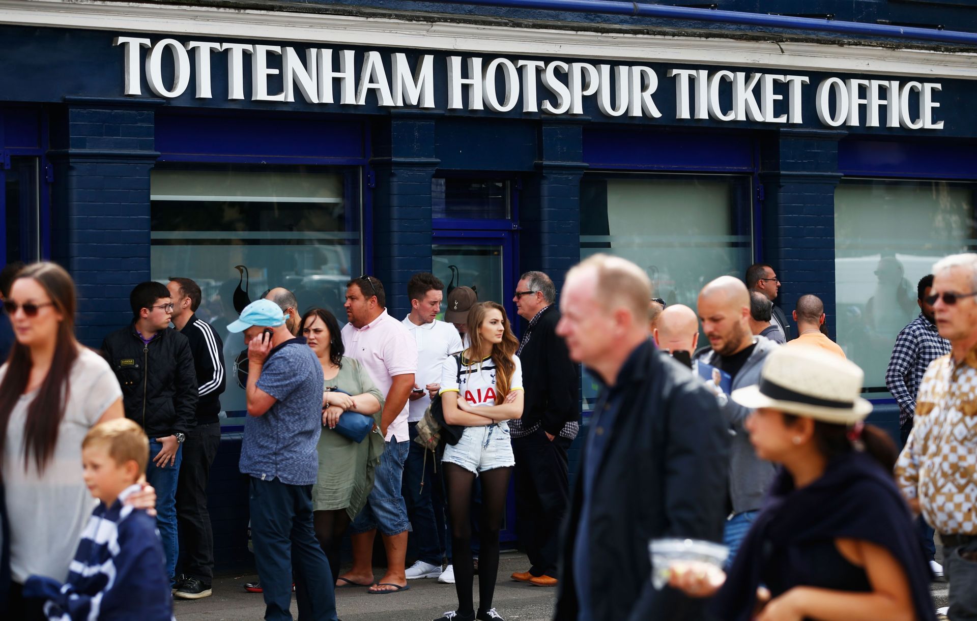 Tottenham Hotspur ticket office.