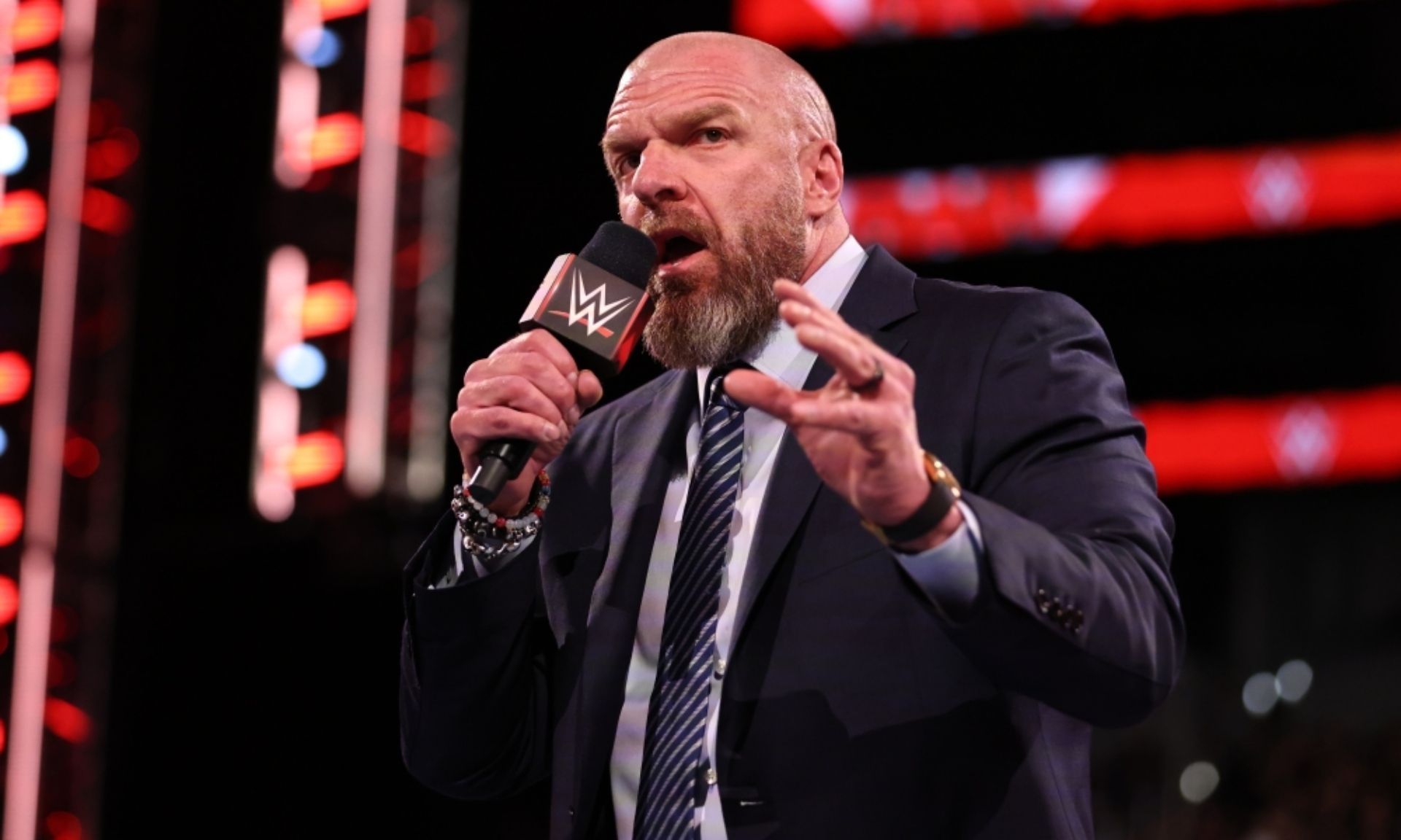 Triple H introduced the brand new World Heavyweight Championship on RAW.