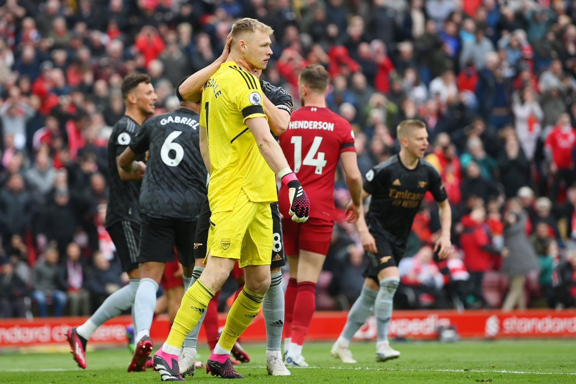 Arsenal threw away a two-goal lead to draw with Liverpool at Anfield