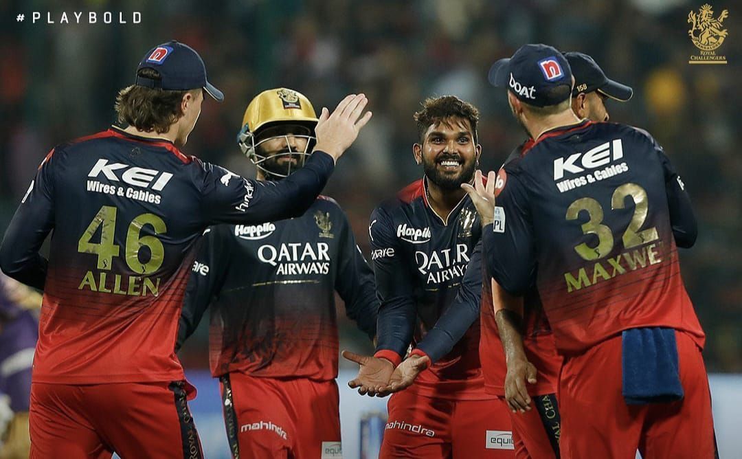 KKR humbled RCB by 21 runs at the Chinaswamy Stadium yesterday. [Pic Credit - RCB]