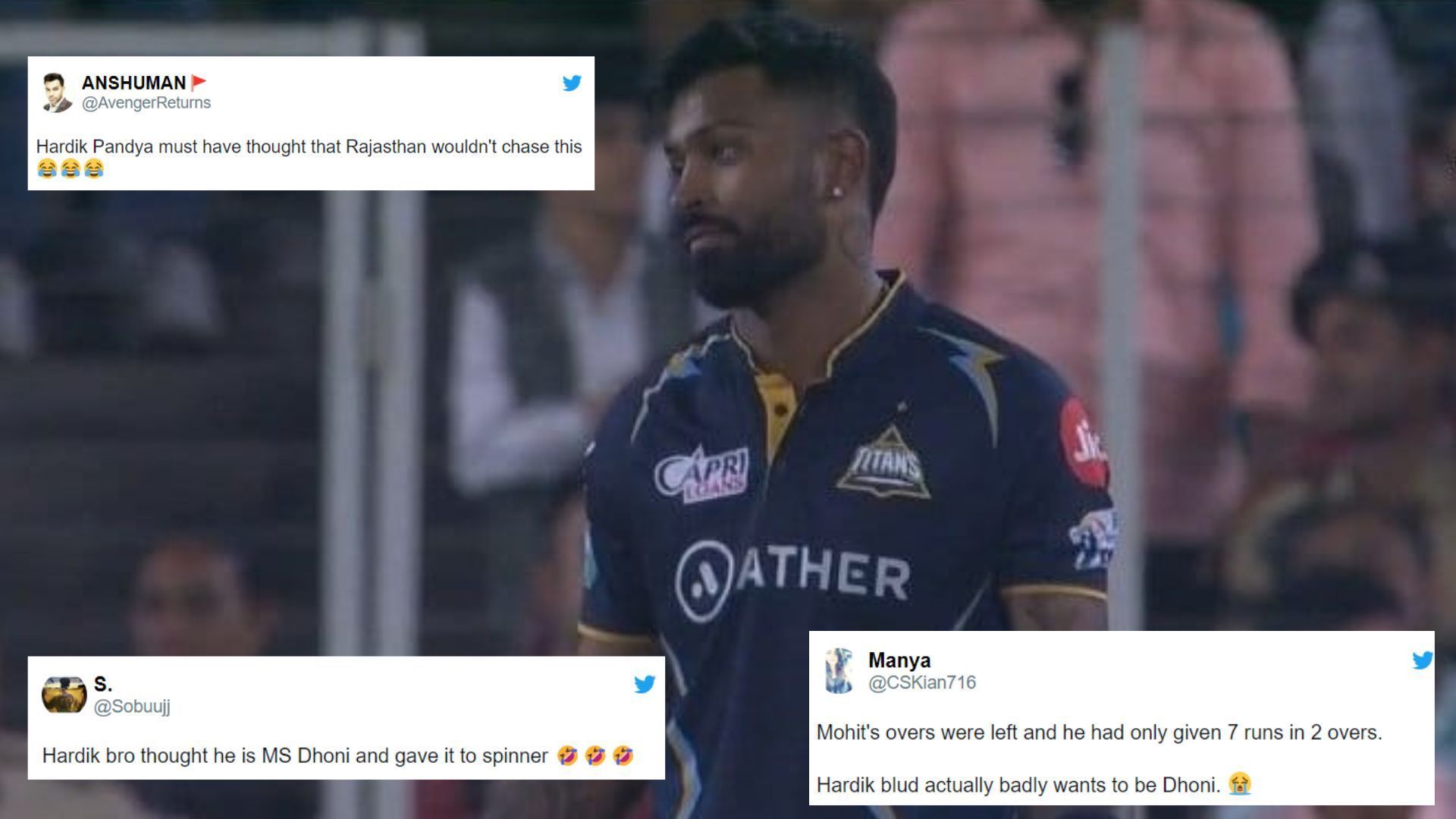 Fans were confused about why Hardik Pandya didn