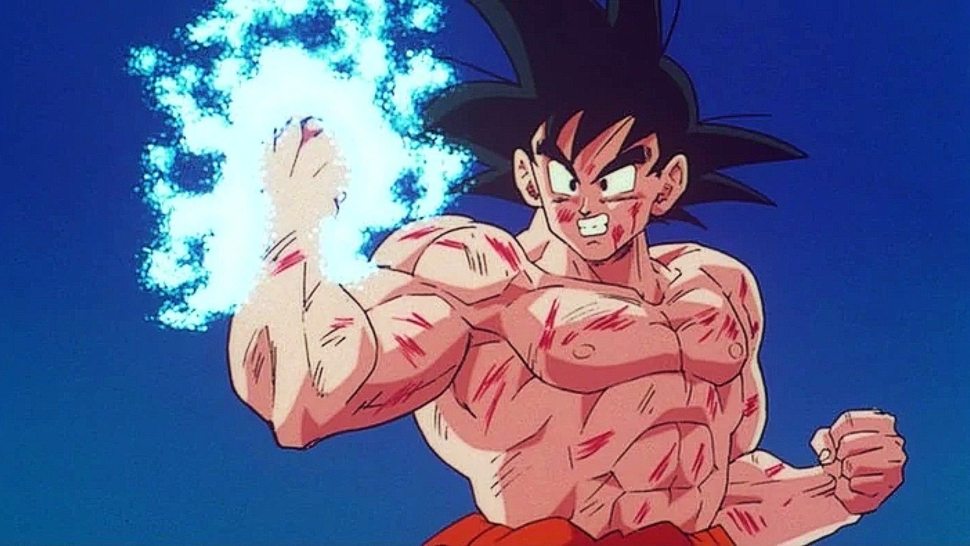Goku, as seen in the anime Dragon Ball(Image via Toei Animation)