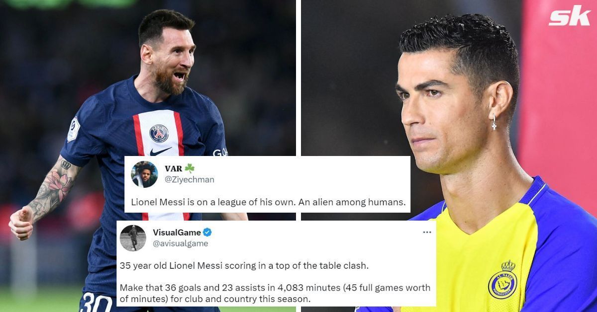 Lionel Messi equalled Cristiano Ronaldo