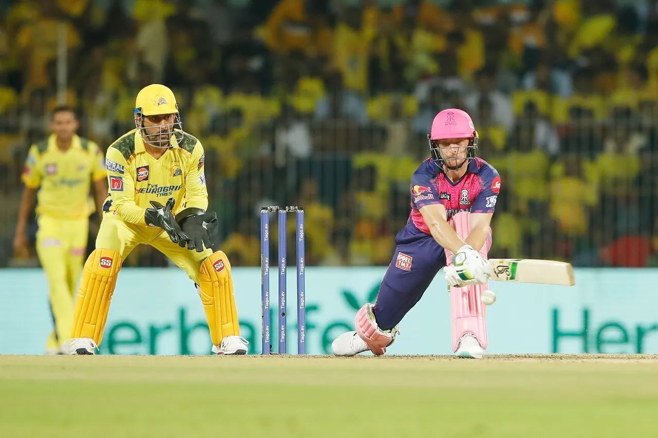 Jos Buttler top-scored for the Rajasthan Royals against the Chennai Super Kings. [P/C: iplt20.com]
