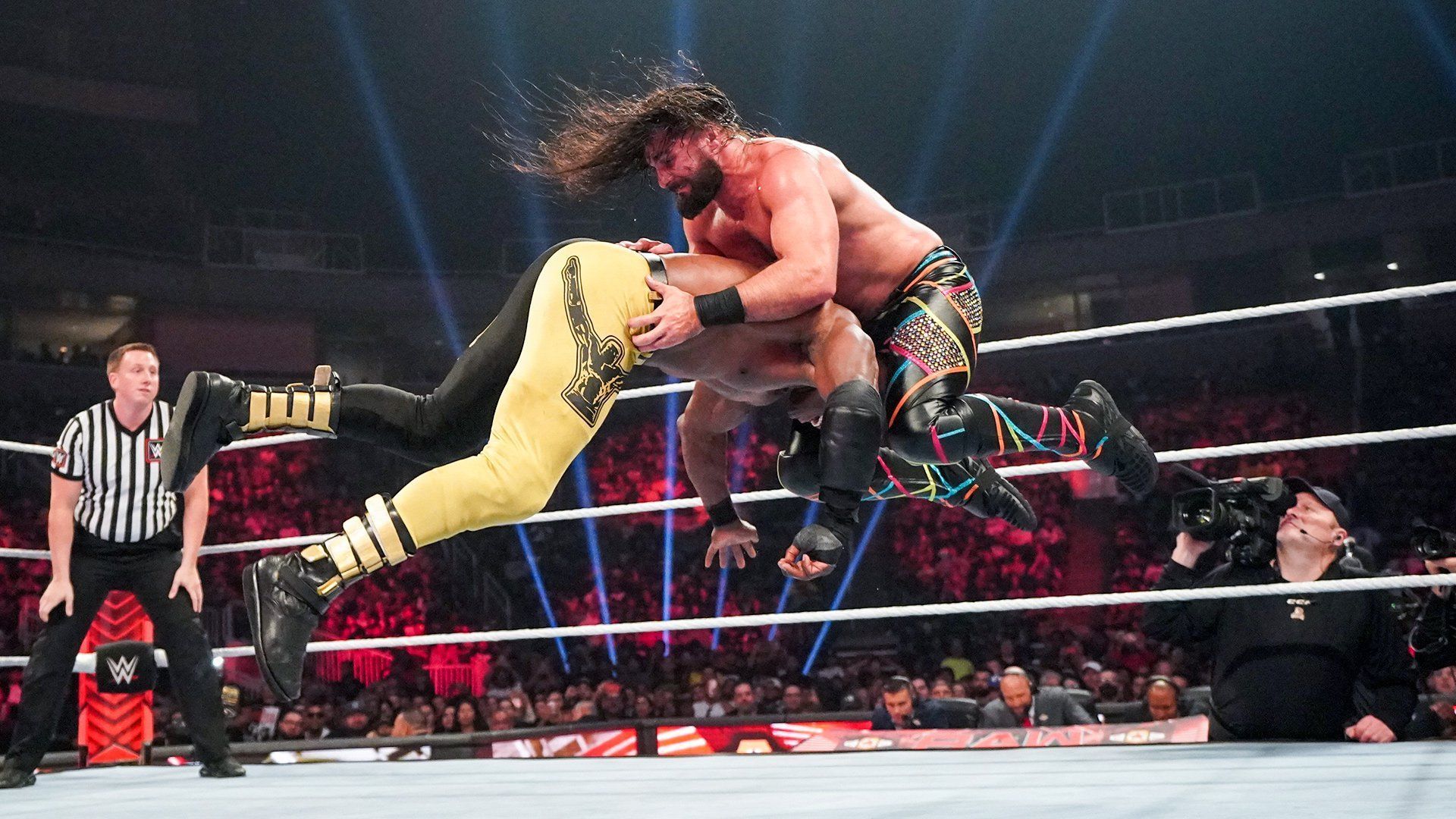 Seth Rollins and Bobby Lashley