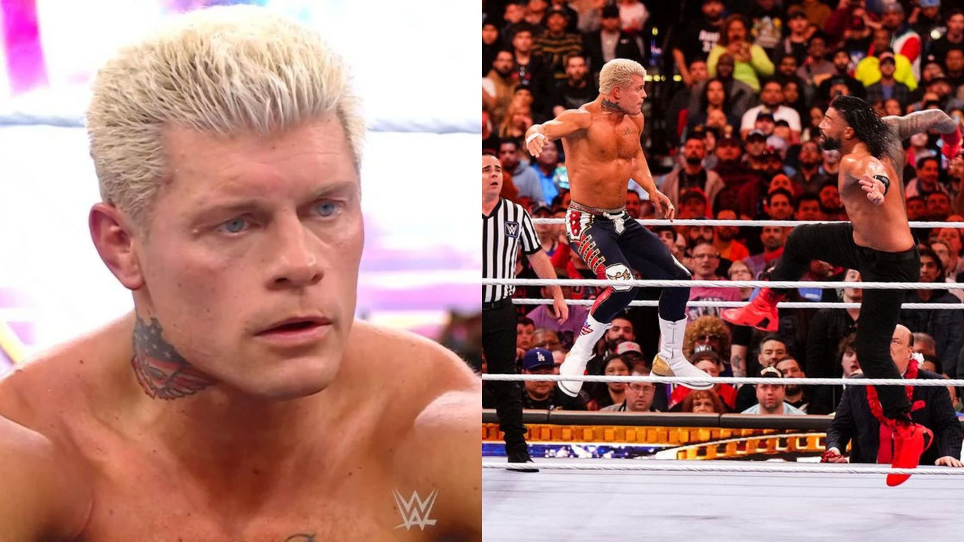 Cody Rhodes lost to Roman Reigns at WWE WrestleMania 39