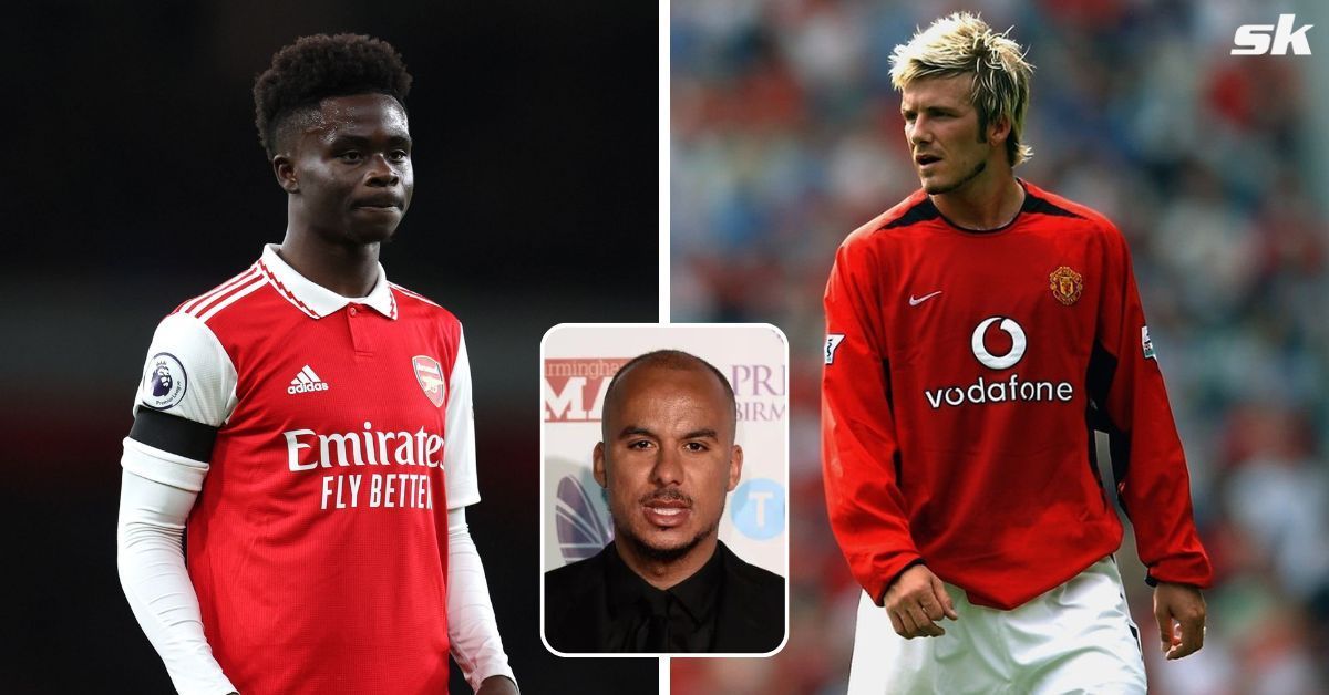 Agbonlahor claims he would pick Saka over Beckham.