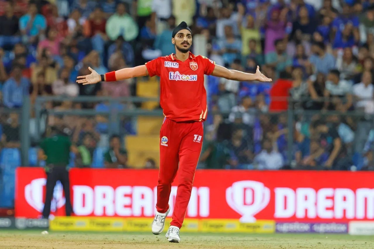 Arshdeep Singh picked up a four-wicket haul against Mumbai Indians. (P/C: iplt20.com)