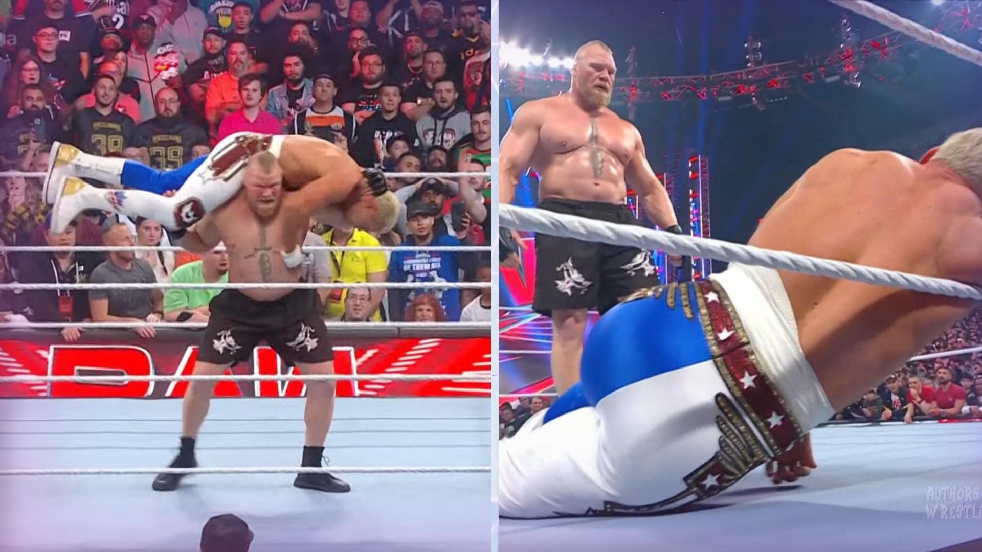 Brock Lesnar betrayed Cody Rhodes on WWE RAW