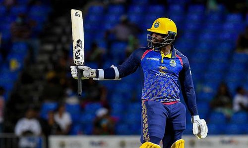 Kyle Mayers put on an all-round show to help the Barbados Royals reach the finals of CPL 2022