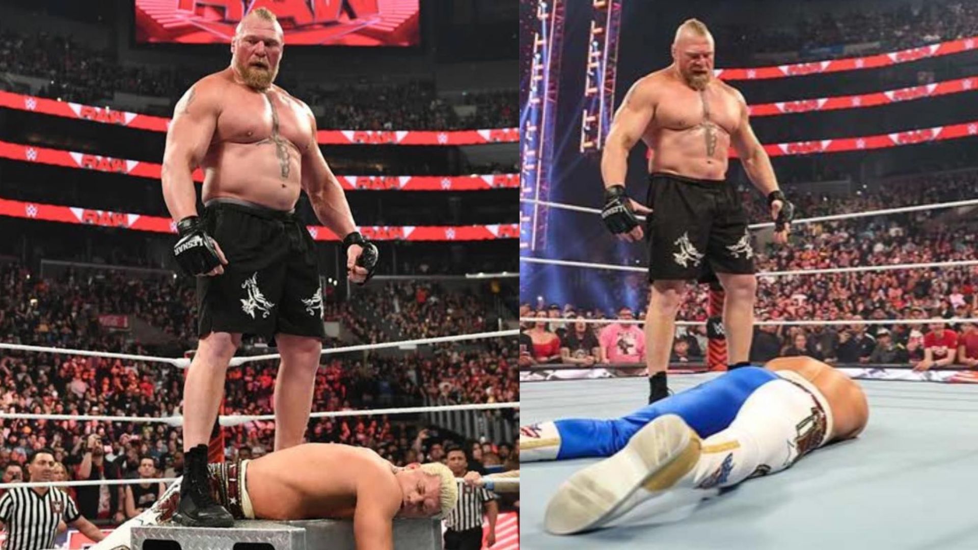 Brock Lesnar betrayed Cody Rhodes on RAW after Mania