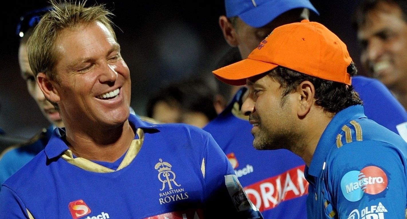 Shane Warne and Sachin Tendulkar (Credits: Twitter)