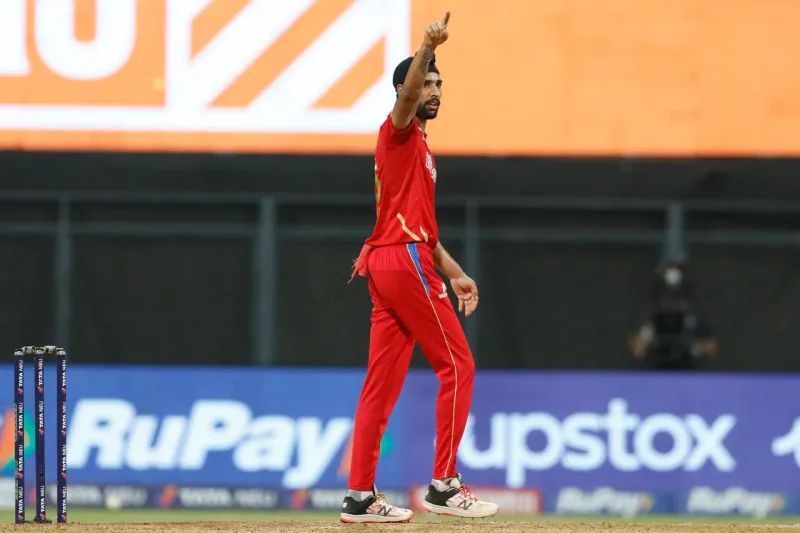 Harpreet Brar won the Man of the Match in the last match against Sunrisers Hyderabad (Image Courtesy: IPLT20.com)