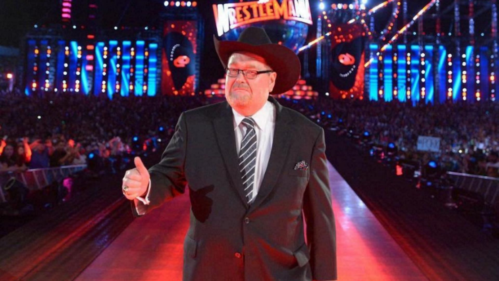 Former WWE commentator and current AEW announcer Jim Ross