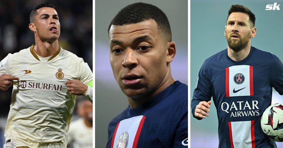 In picture: Cristiano Ronaldo, Kylian Mbappe, Lionel Messi