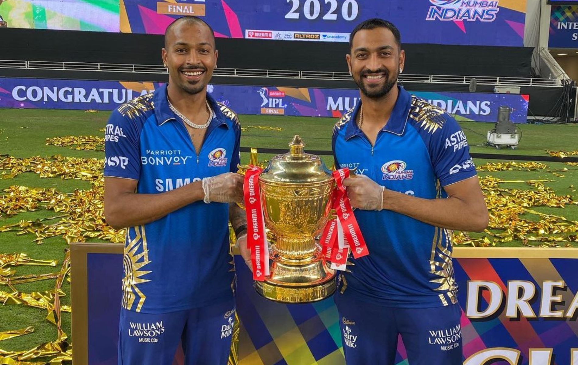 Hardik Pandya (L) and Krunal Pandya (Pic: Instagram) 