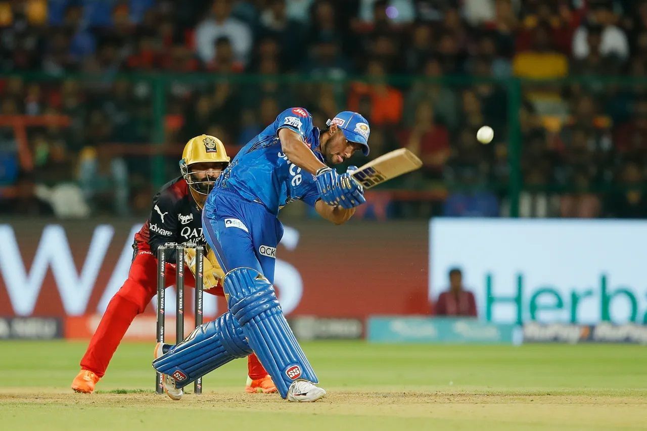 Tilak Varma smashed an unbeaten 84 off just 46 balls. [P/C: iplt20.com]