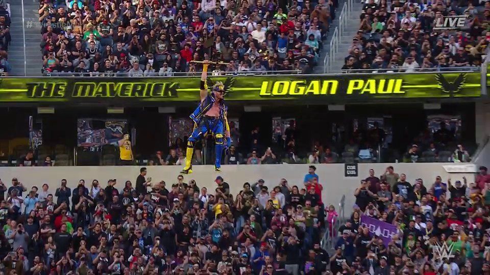 Logan Paul paid homage to Shawn Michaels