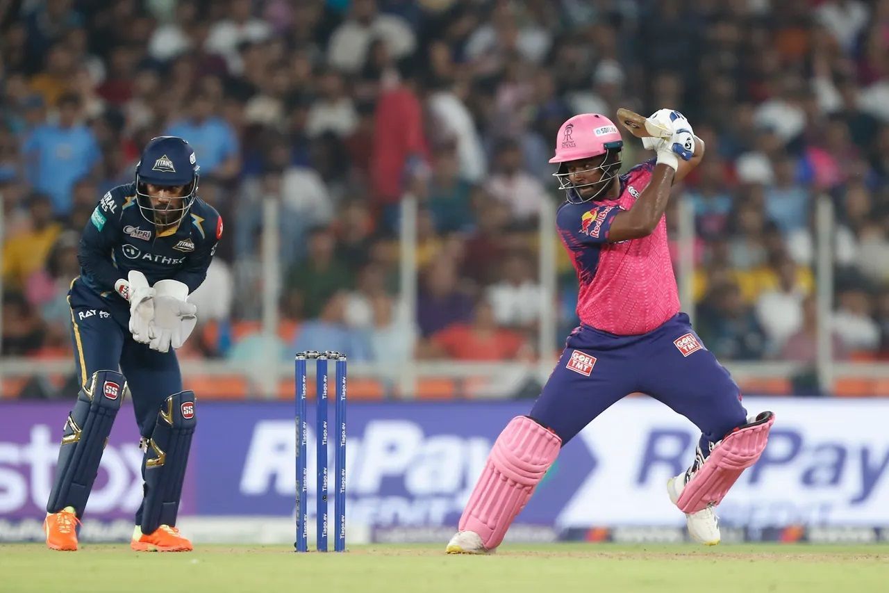 Sanju Samson struck three fours and six sixes during his innings. [P/C: iplt20.com]