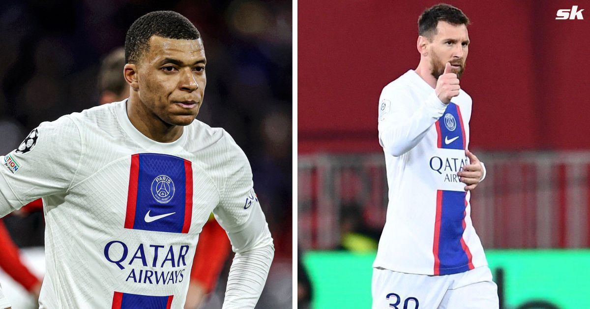PSG duo Kylian Mbappe and Lionel Messi had contrasting games against OGC Nice