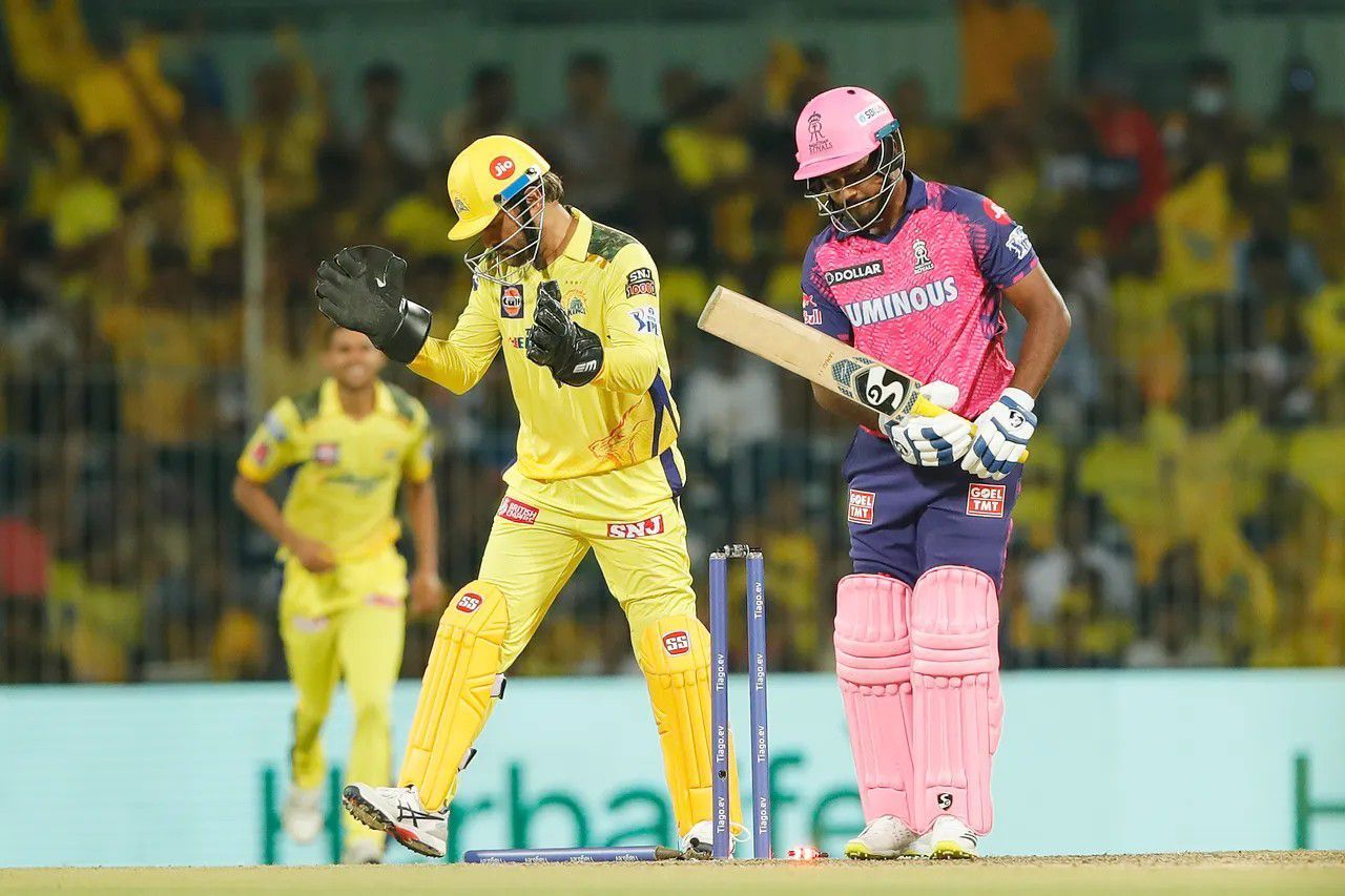 Sanju Samson getting bowled vs CSK [IPLT20]