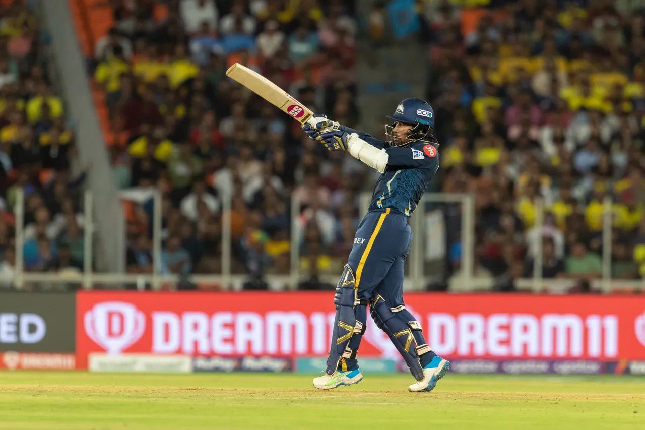 Wriddhiman Saha in action for GT vs CSK [IPLT20]