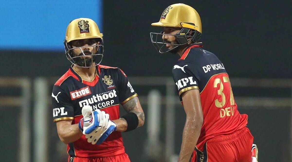 In frame, Virat Kohli and Devdutt Paddikal