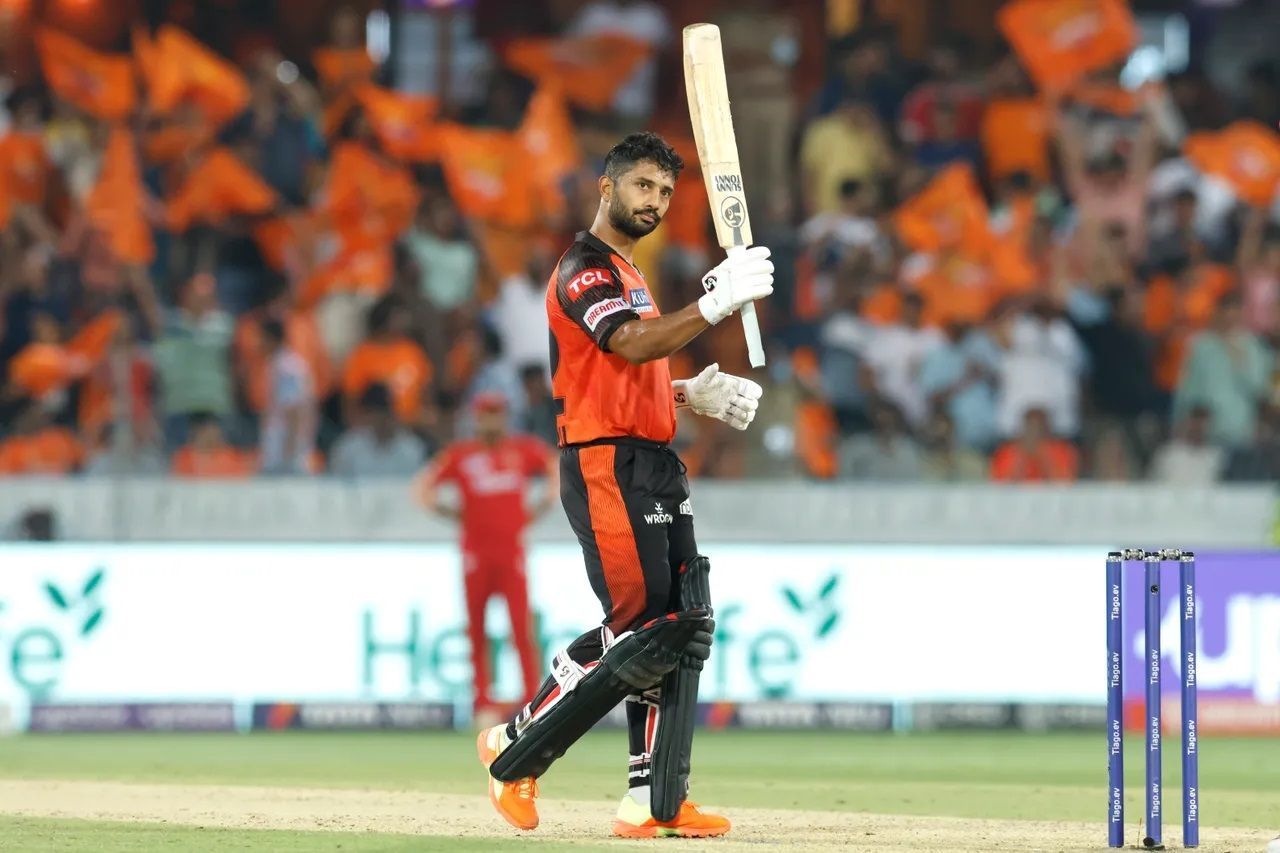 Rahul Tripathi scored an unbeaten half-century in the SunRisers Hyderabad&#039;s chase. [P/C: iplt20.com]