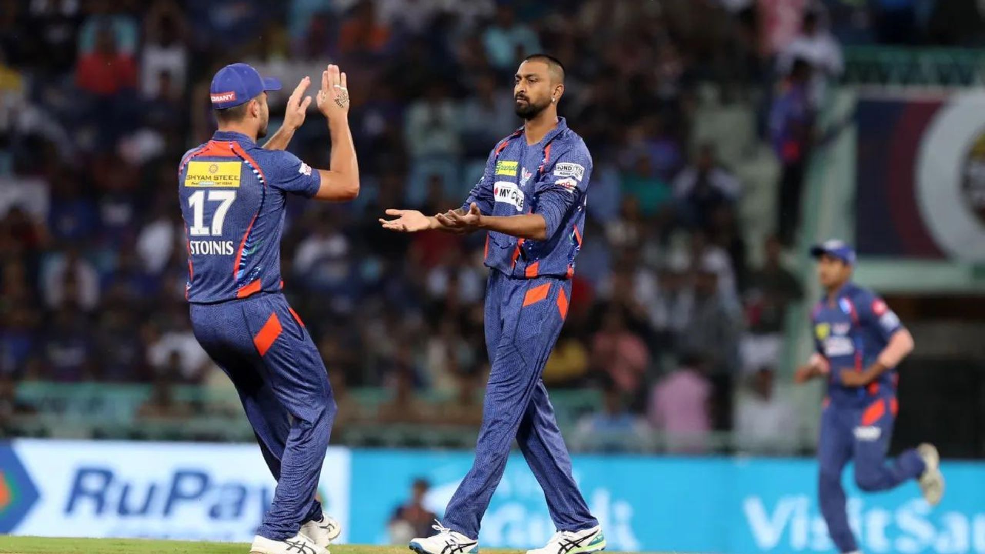 Krunal Pandya in action for LSG during IPL 2023 (P.C.:iplt20.com)