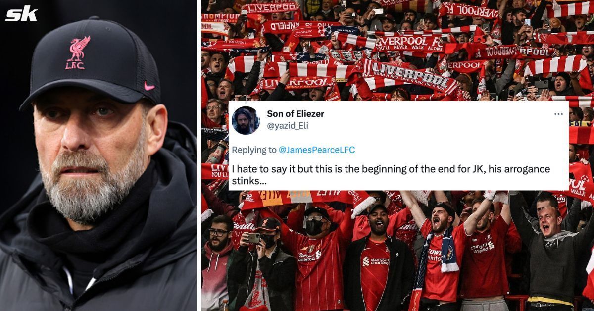 Liverpool fans have criticized Jurgen Klopp for his comments following the club