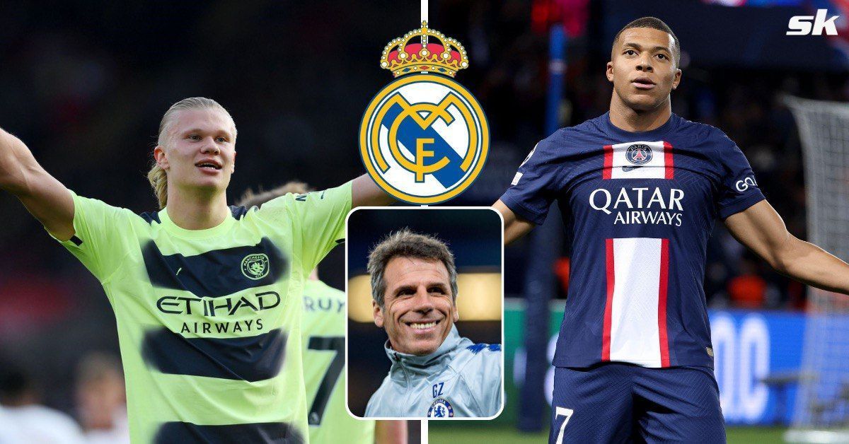 Gianfranco Zola picks between Kylian Mbappe and Erling Haaland