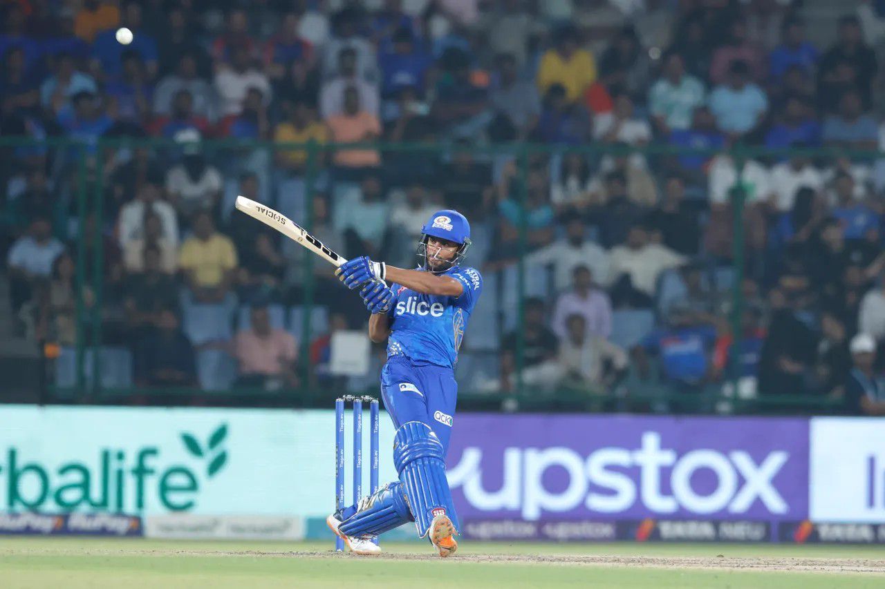 Tilak Verma in action for MI [IPLT20]