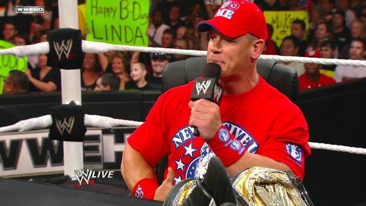 Cena has been drafted twice as the number 1 pick.