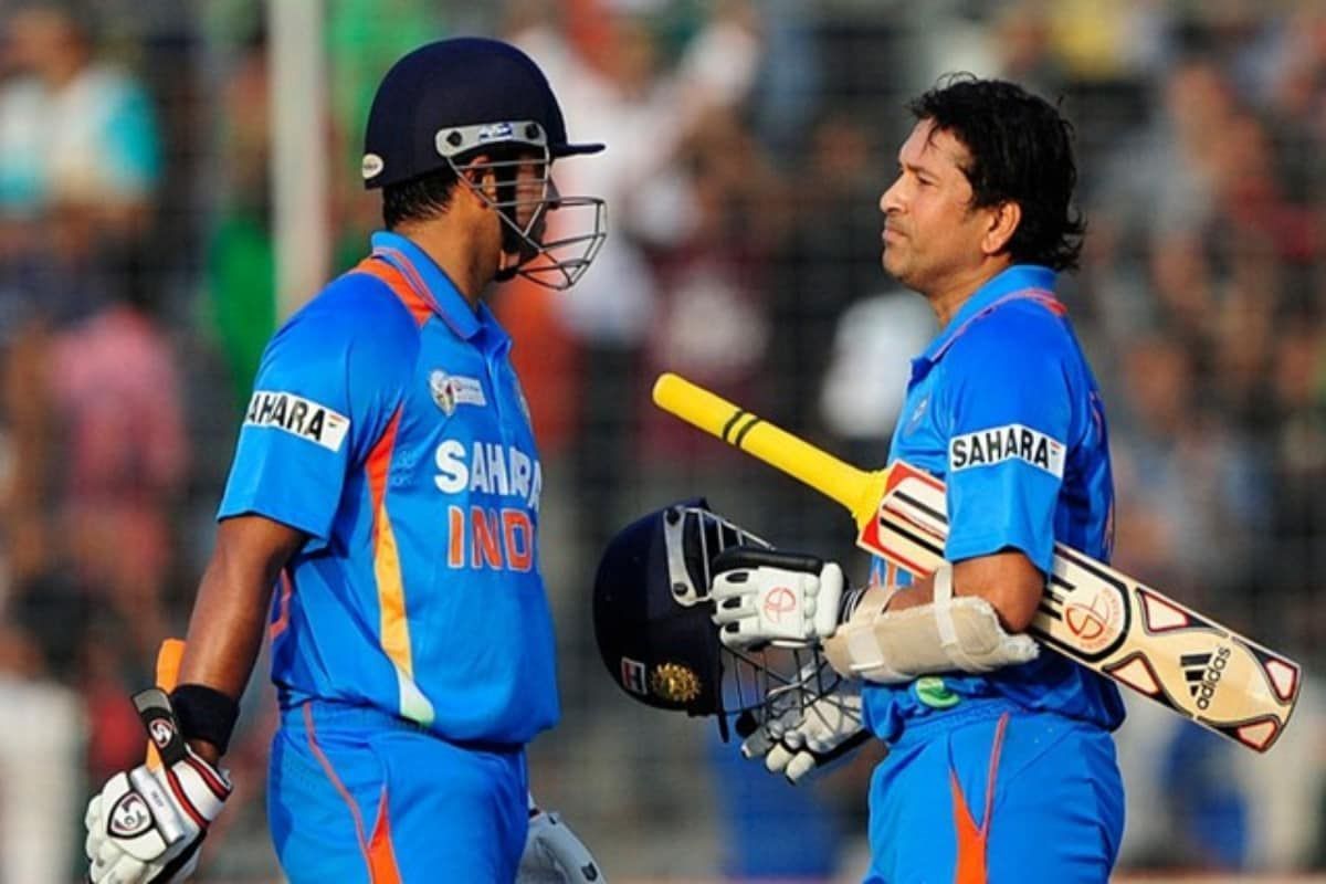 Suresh Raina and Sachin Tendulkar