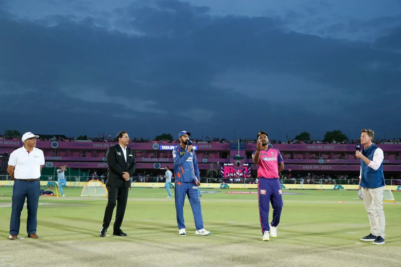 Toss at the Sawai Mansingh Stadium [IPLT20]