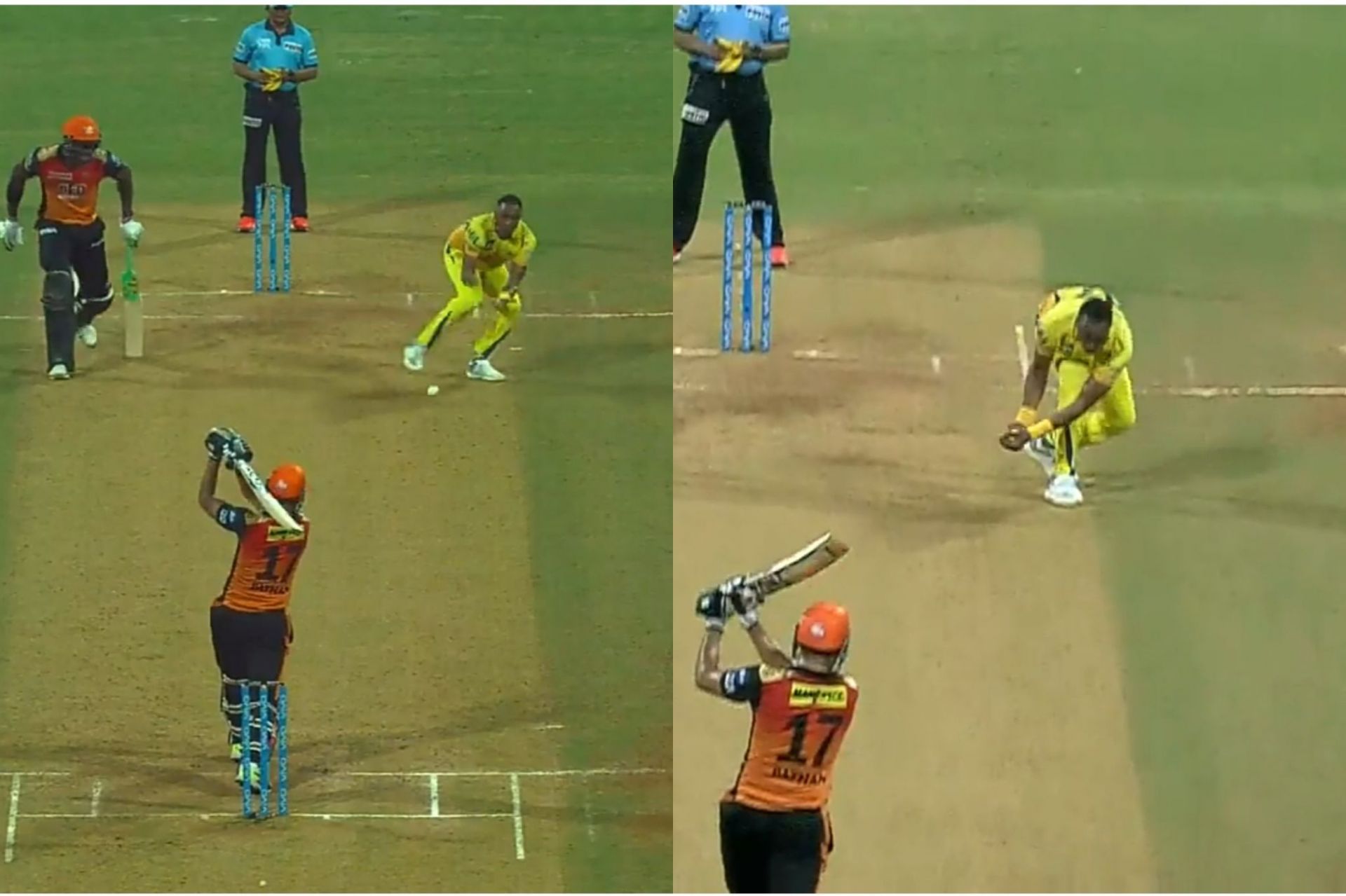 Dwayne Bravo taking a catch of his own bowling [IPLT20]