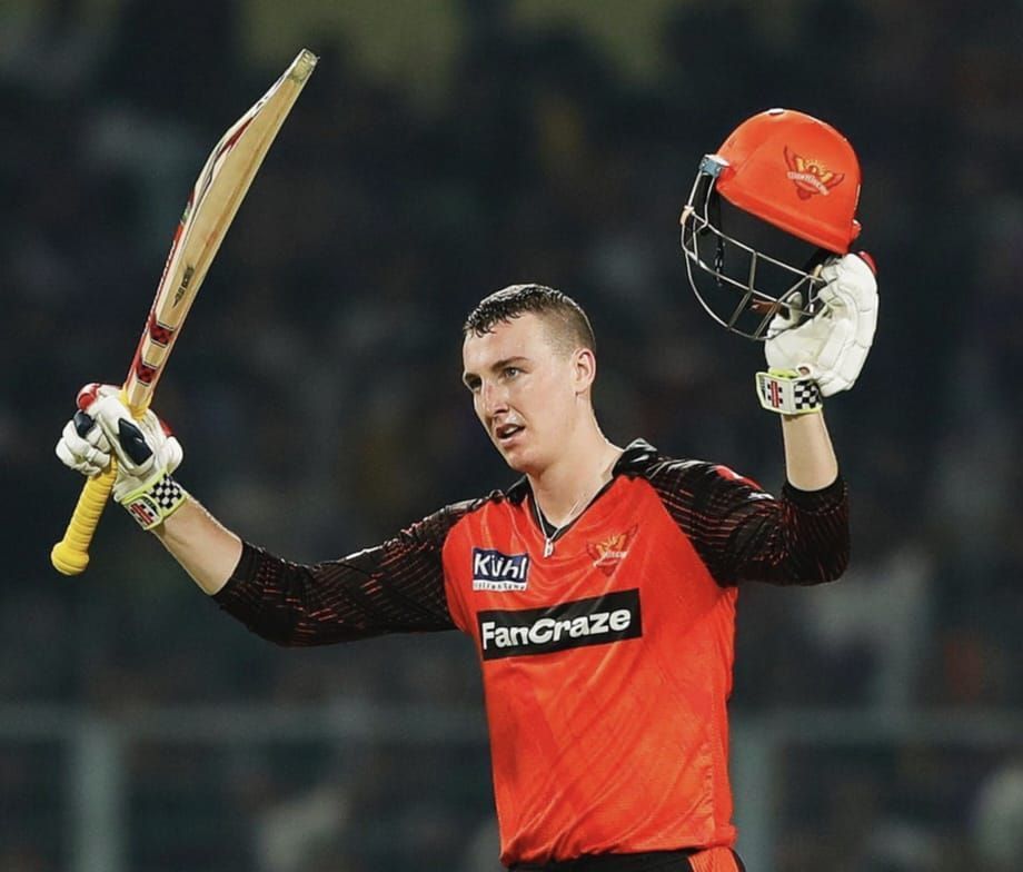 Harry Brooks scored his maiden hundred against KKR yesterday. [Pic Credit - IPL]