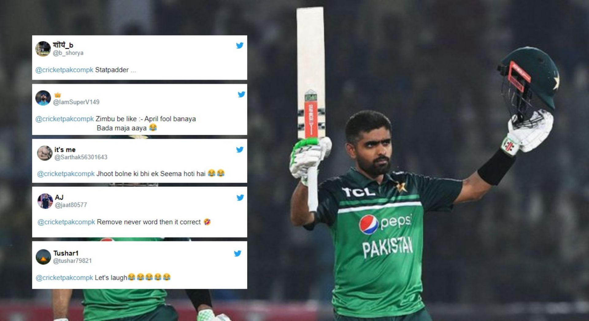 “Let’s Laugh” – Twitter Erupts As Babar Azam Says He Never Played For ...