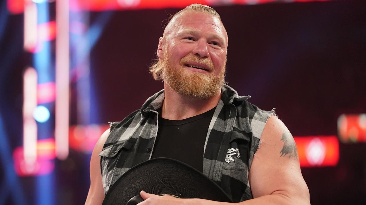 WWE Raw में ब्रॉक लैसनर नज़र आए थे 