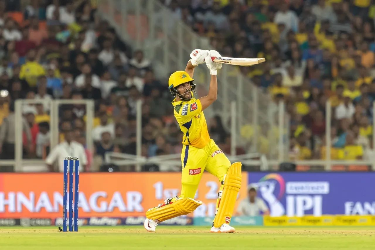 Ruturaj Gaikwad played a 92-run knock in CSK&#039;s IPL 2023 opener against the Gujarat Titans. [P/C: iplt20.com]