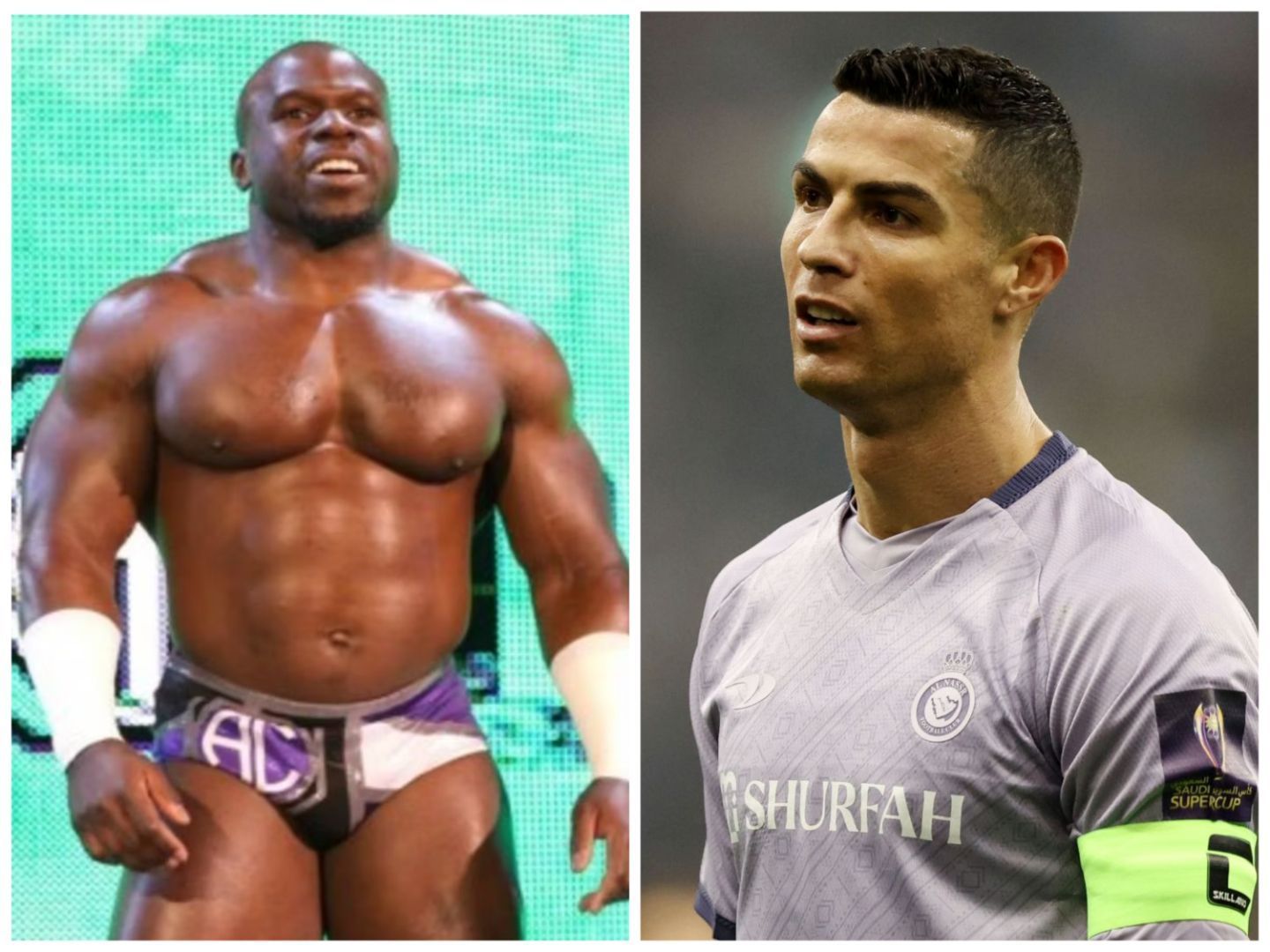 Apollo Crews and Cristiano Ronaldo