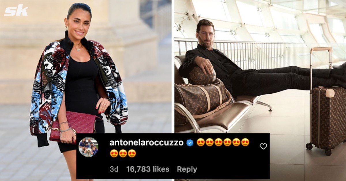 Antonela Roccuzzo has reacted to Louis Vuitton